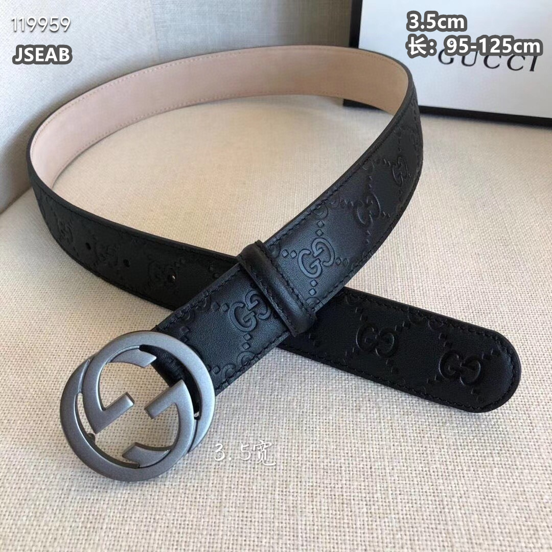 Gucci belt 35mmX95-125cm 8L  (9)
