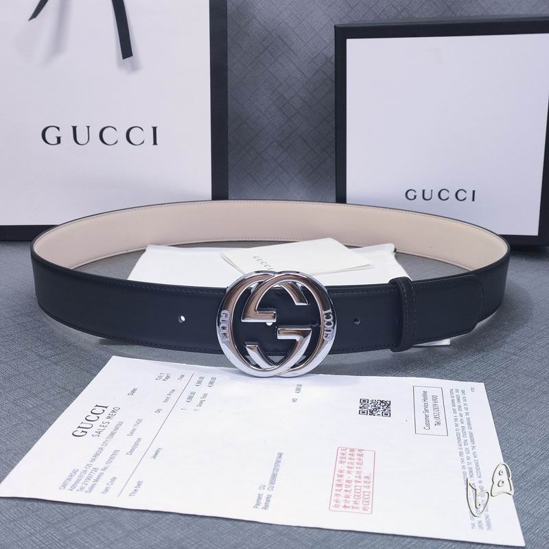 Gucci belt 38mmX80-125cm lb (1)