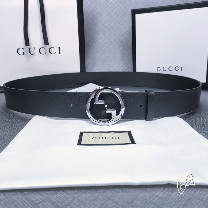 Gucci belt 38mmX80-125cm lb (1)