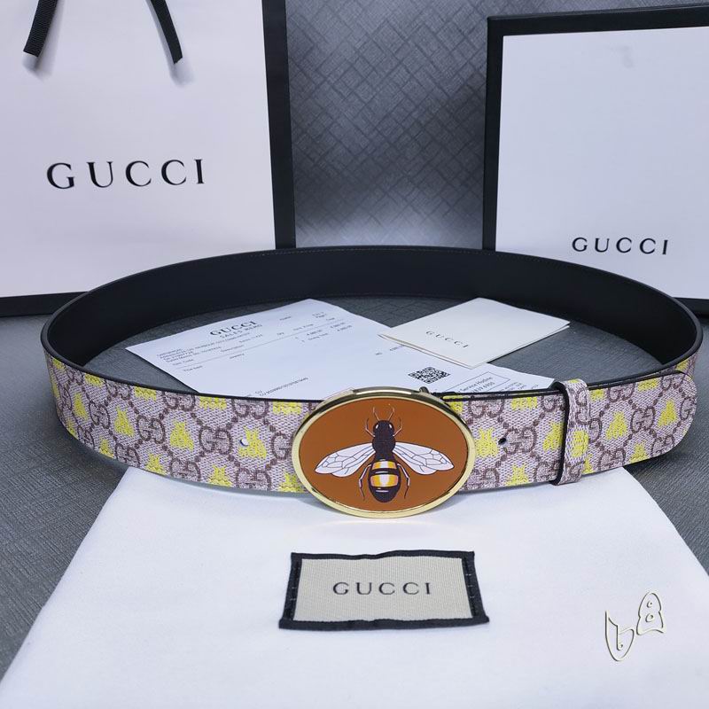 Gucci belt 38mmX80-125cm lb (1)