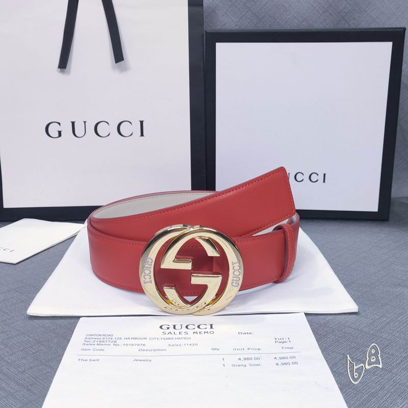 Gucci belt 38mmX80-125cm lb (11)