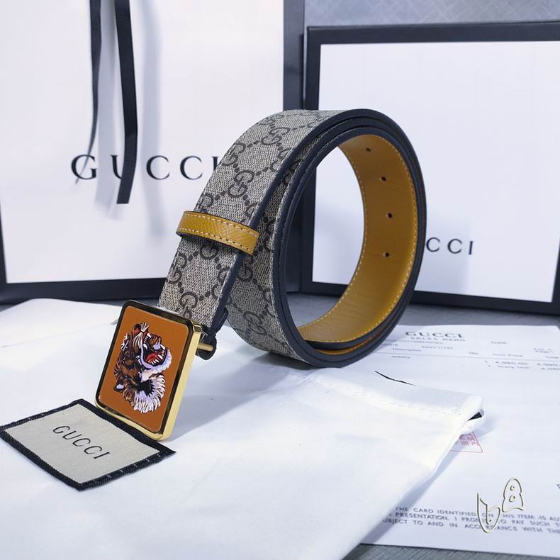 Gucci belt 38mmX80-125cm lb (11)