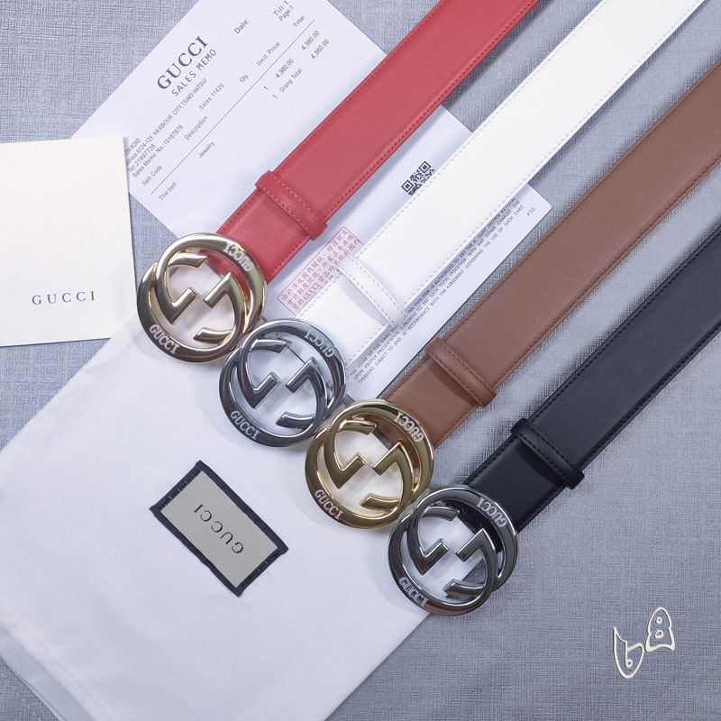 Gucci belt 38mmX80-125cm lb (12)