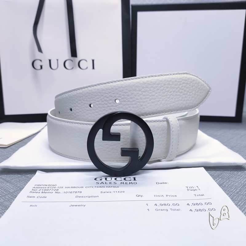 Gucci belt 38mmX80-125cm lb (12)