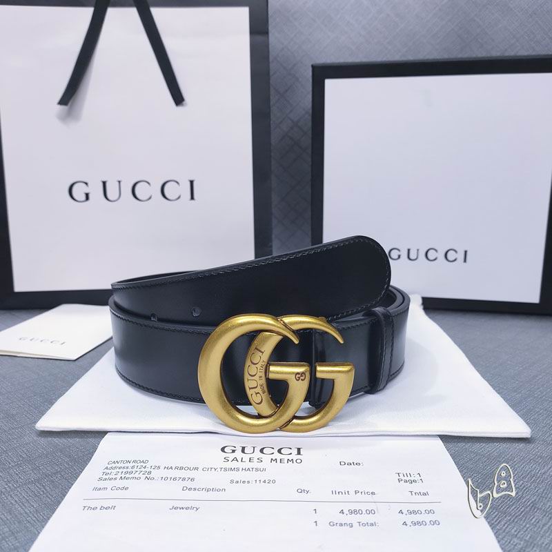 Gucci belt 38mmX80-125cm lb (12)