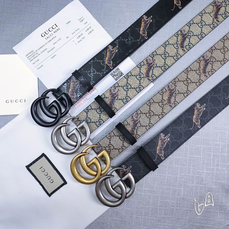 Gucci belt 38mmX80-125cm lb (13)