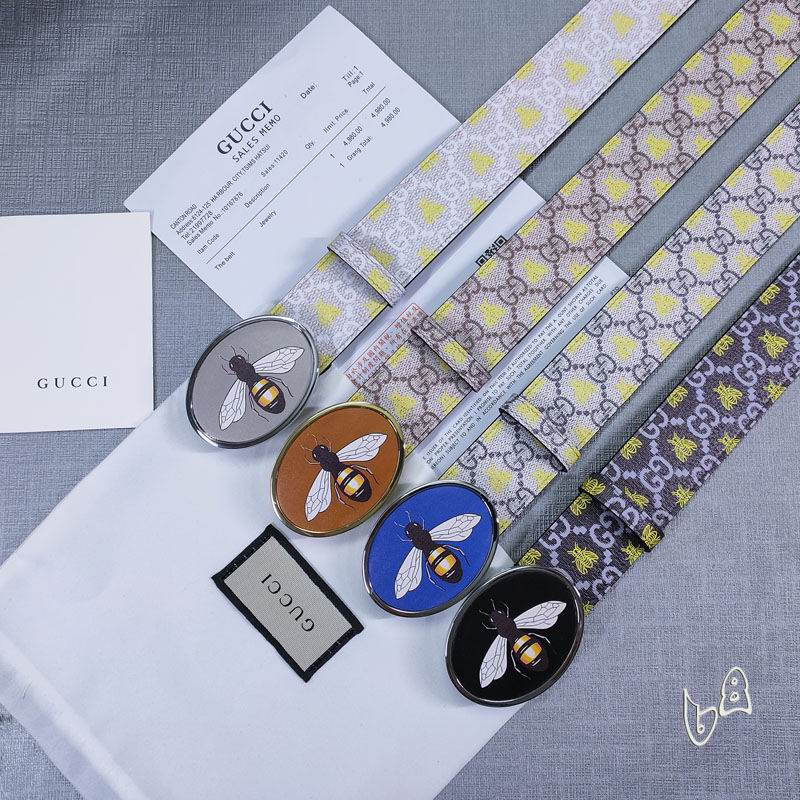 Gucci belt 38mmX80-125cm lb (13)