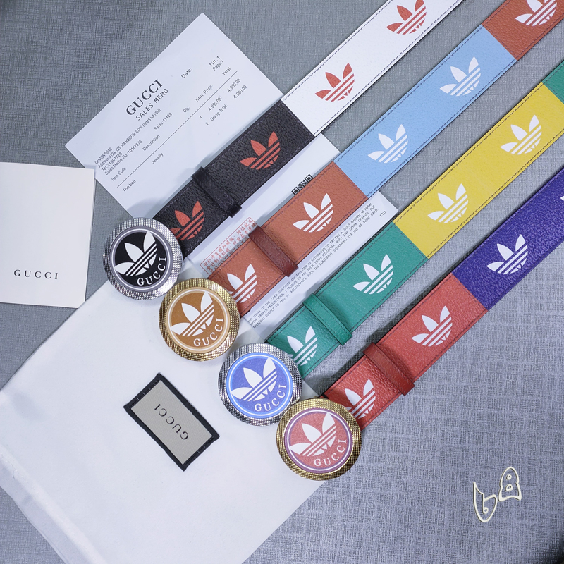 Gucci belt 38mmX80-125cm lb (13)