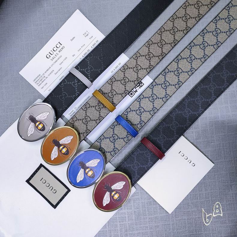 Gucci belt 38mmX80-125cm lb (13)