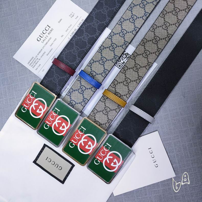 Gucci belt 38mmX80-125cm lb (13)