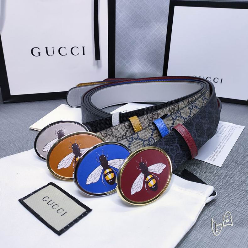 Gucci belt 38mmX80-125cm lb (14)
