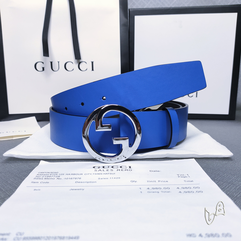 Gucci belt 38mmX80-125cm lb (15)