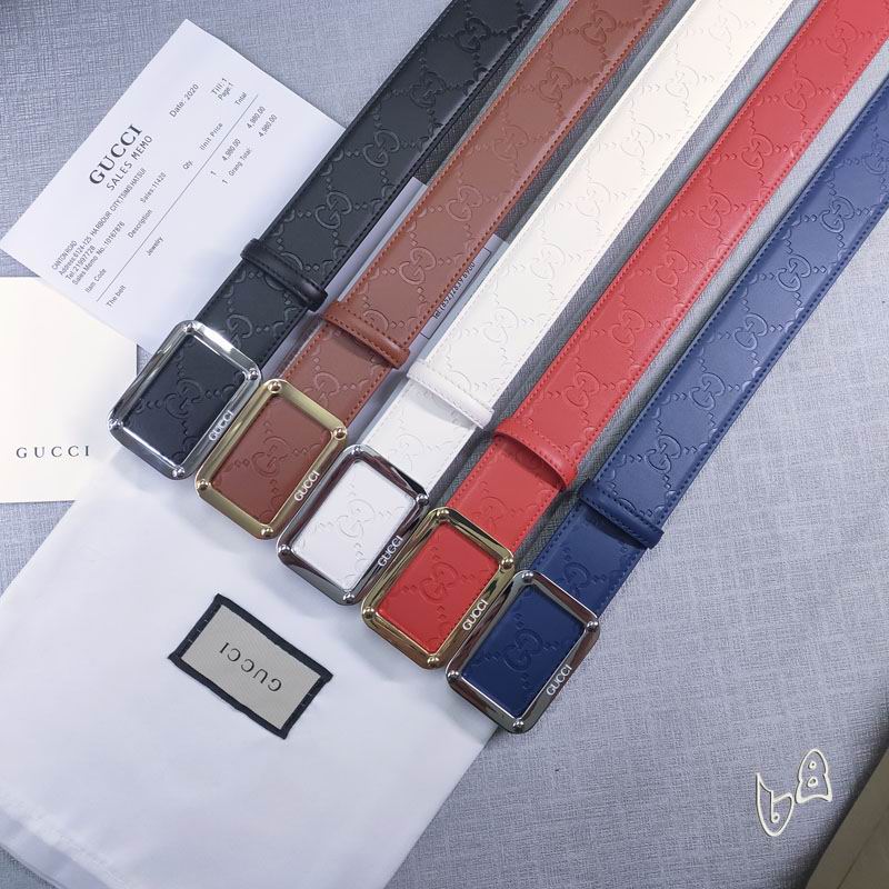 Gucci belt 38mmX80-125cm lb (16)