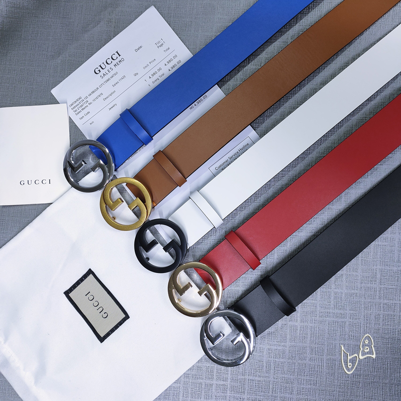 Gucci belt 38mmX80-125cm lb (16)