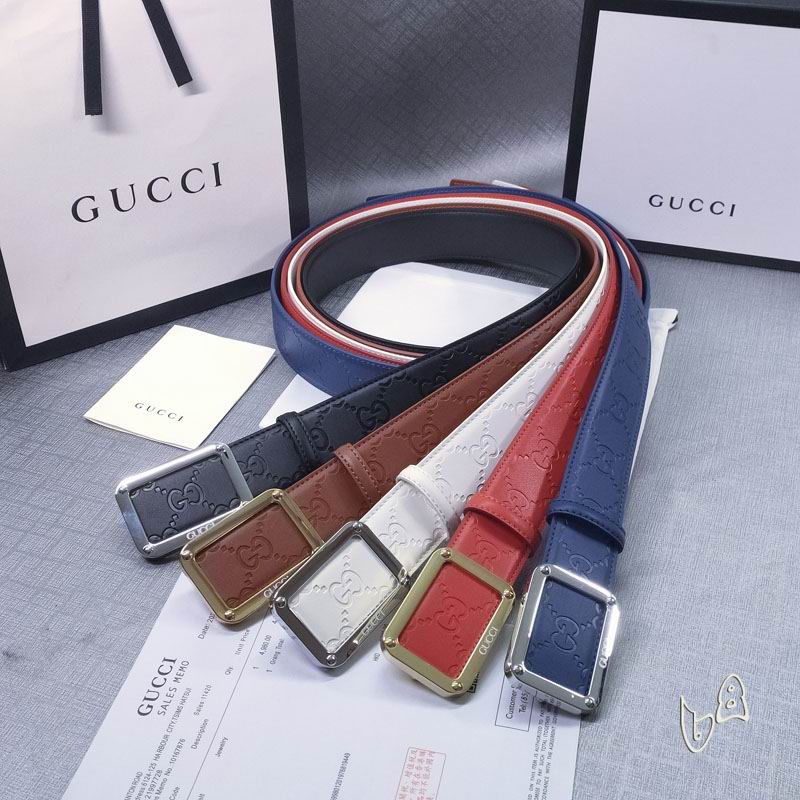 Gucci belt 38mmX80-125cm lb (17)