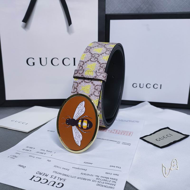 Gucci belt 38mmX80-125cm lb (2)