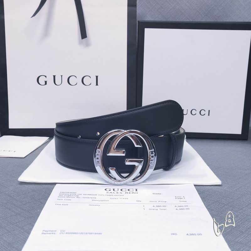 Gucci belt 38mmX80-125cm lb (3)