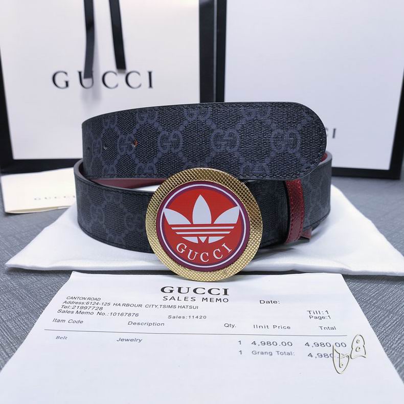 Gucci belt 38mmX80-125cm lb (3)