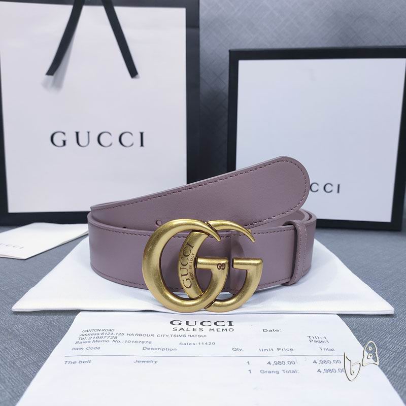 Gucci belt 38mmX80-125cm lb (3)
