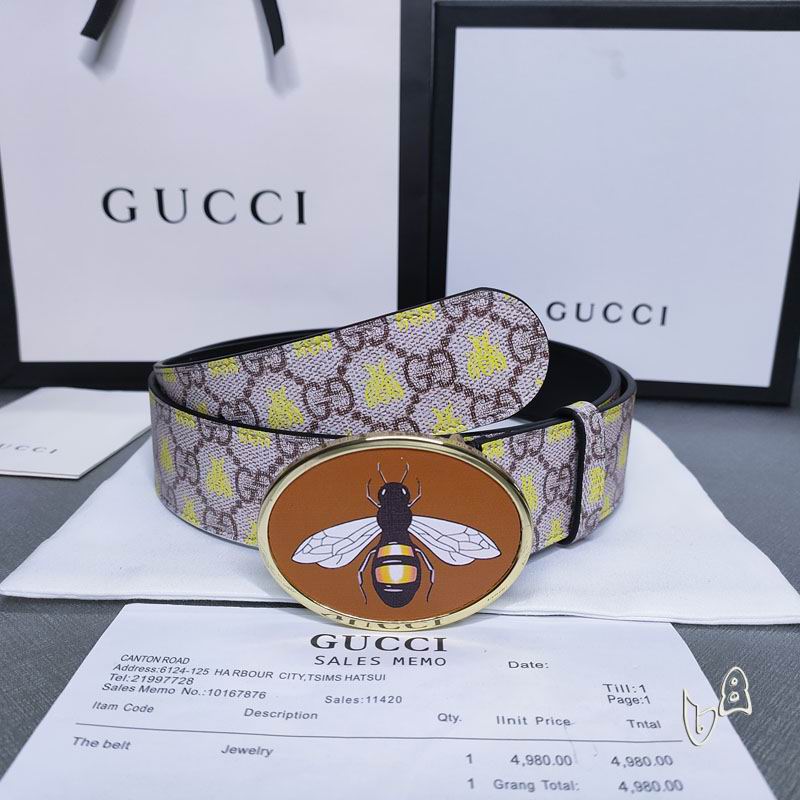 Gucci belt 38mmX80-125cm lb (3)
