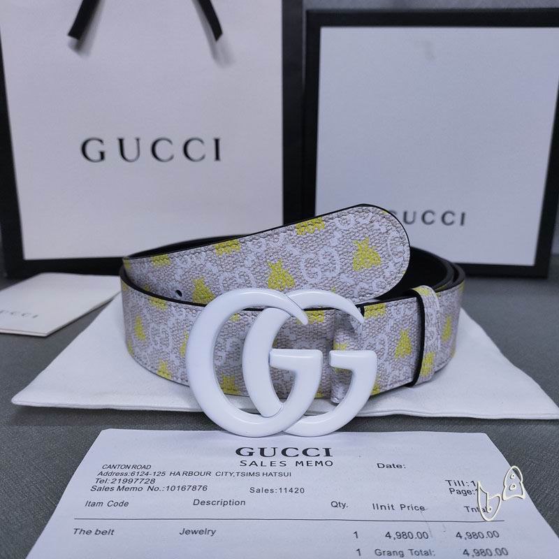 Gucci belt 38mmX80-125cm lb (3)