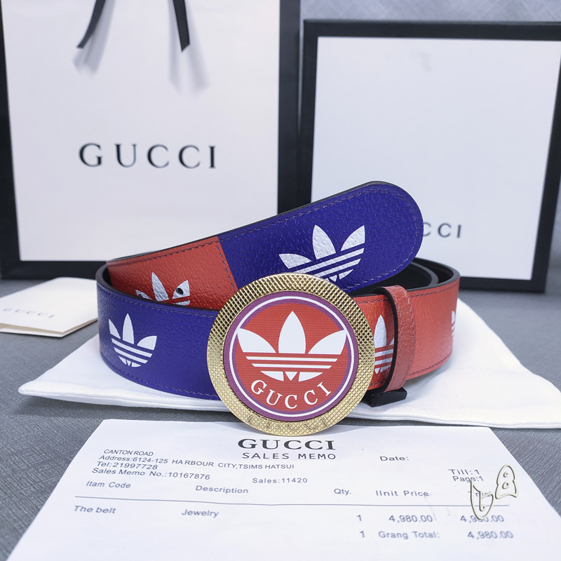 Gucci belt 38mmX80-125cm lb (3)