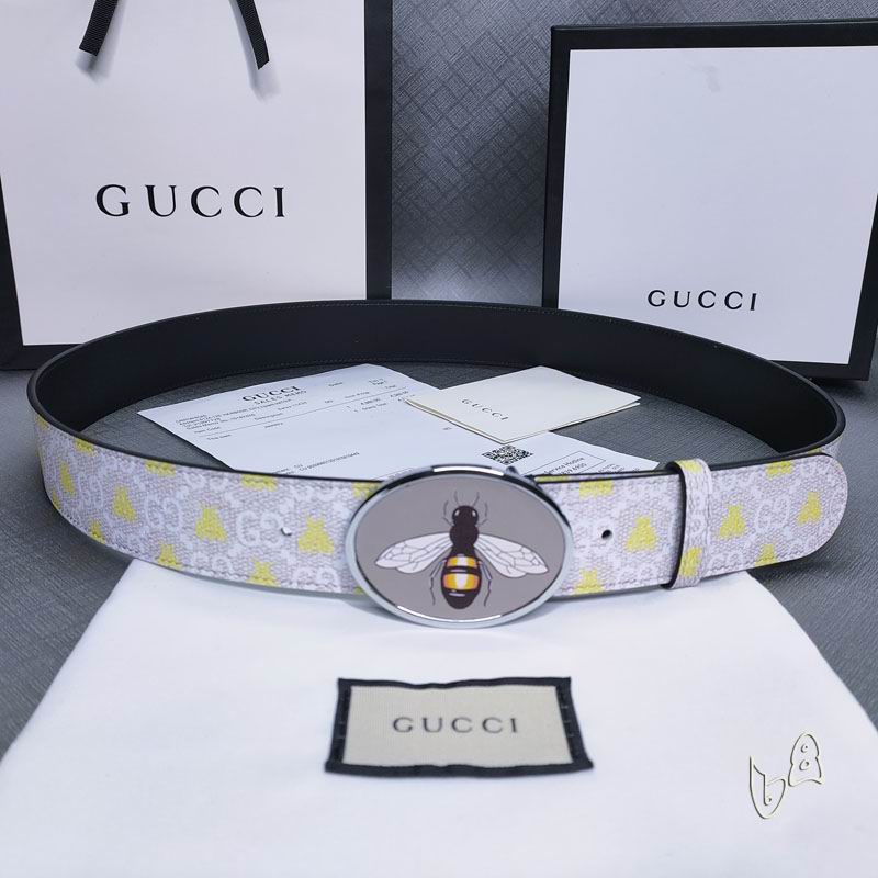 Gucci belt 38mmX80-125cm lb (4)