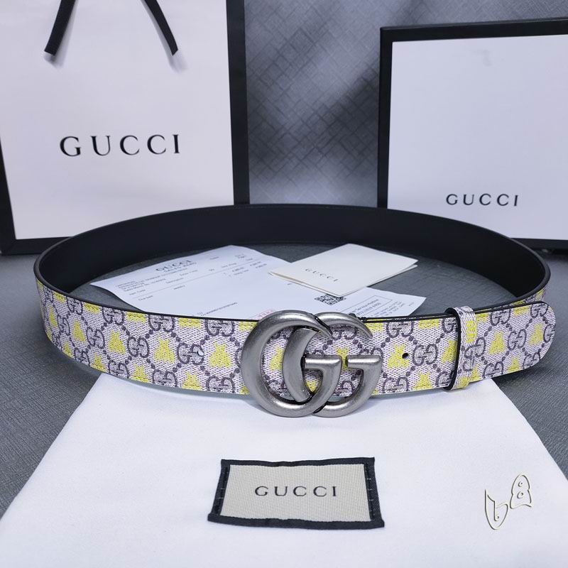 Gucci belt 38mmX80-125cm lb (4)