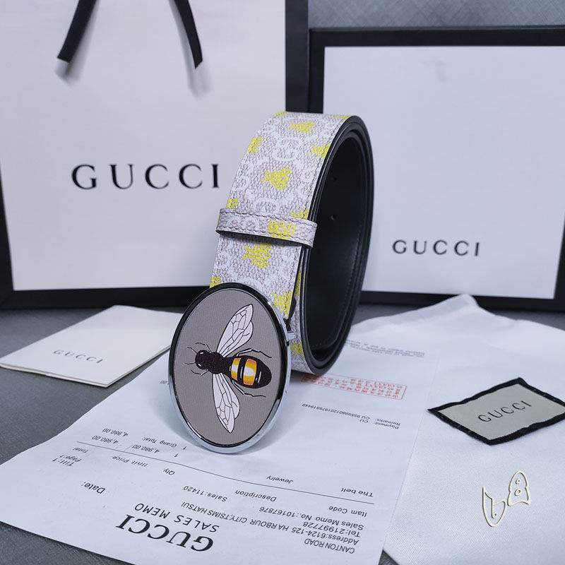 Gucci belt 38mmX80-125cm lb (5)