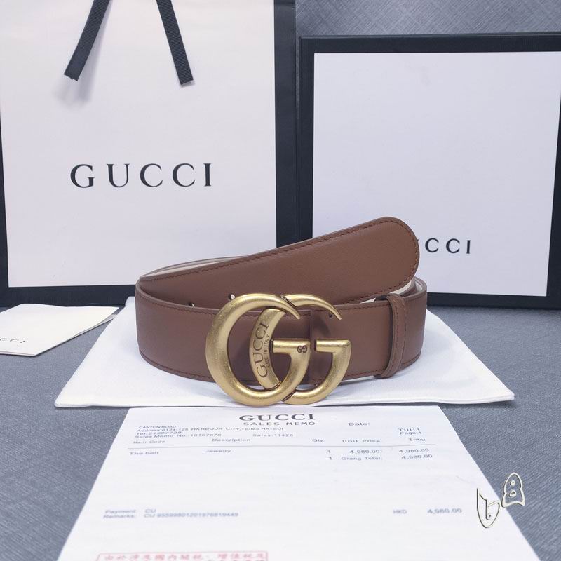 Gucci belt 38mmX80-125cm lb (6)