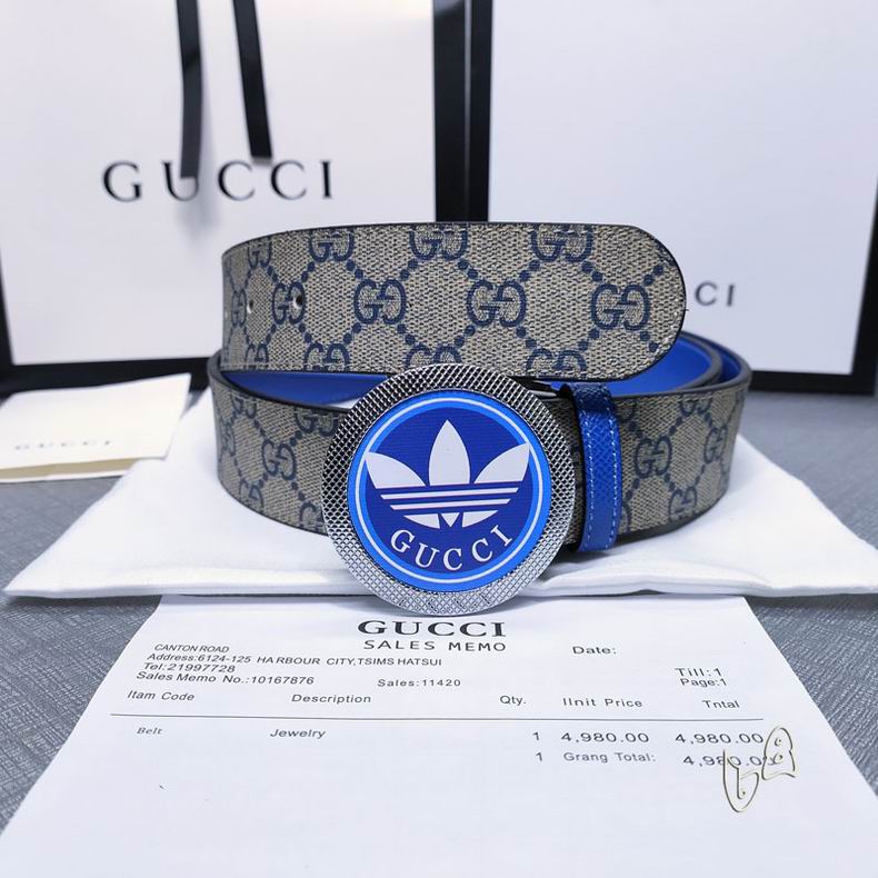 Gucci belt 38mmX80-125cm lb (6)