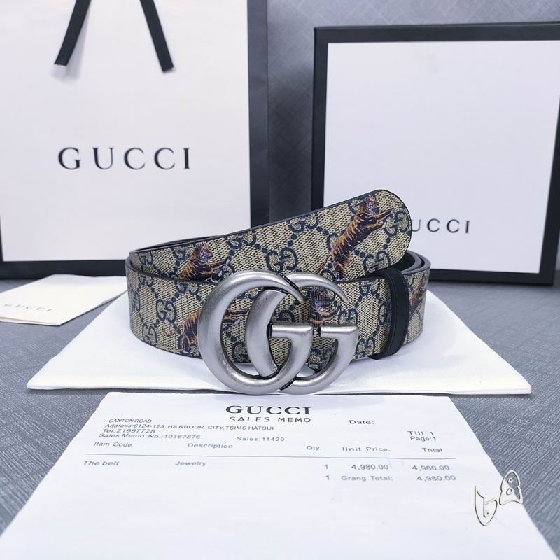 Gucci belt 38mmX80-125cm lb (6)