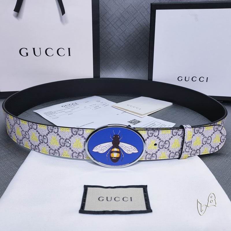Gucci belt 38mmX80-125cm lb (7)