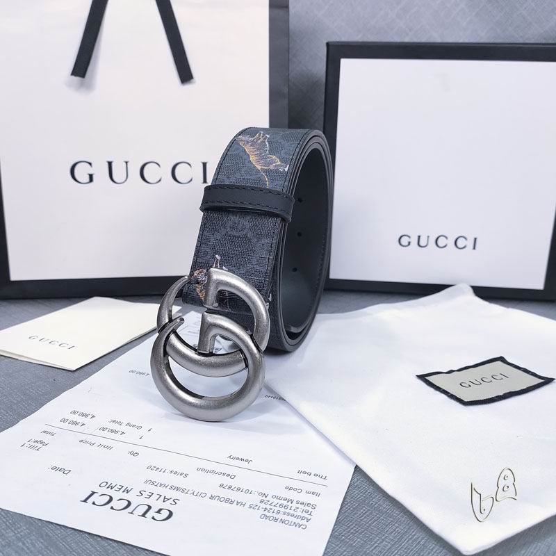 Gucci belt 38mmX80-125cm lb (8)