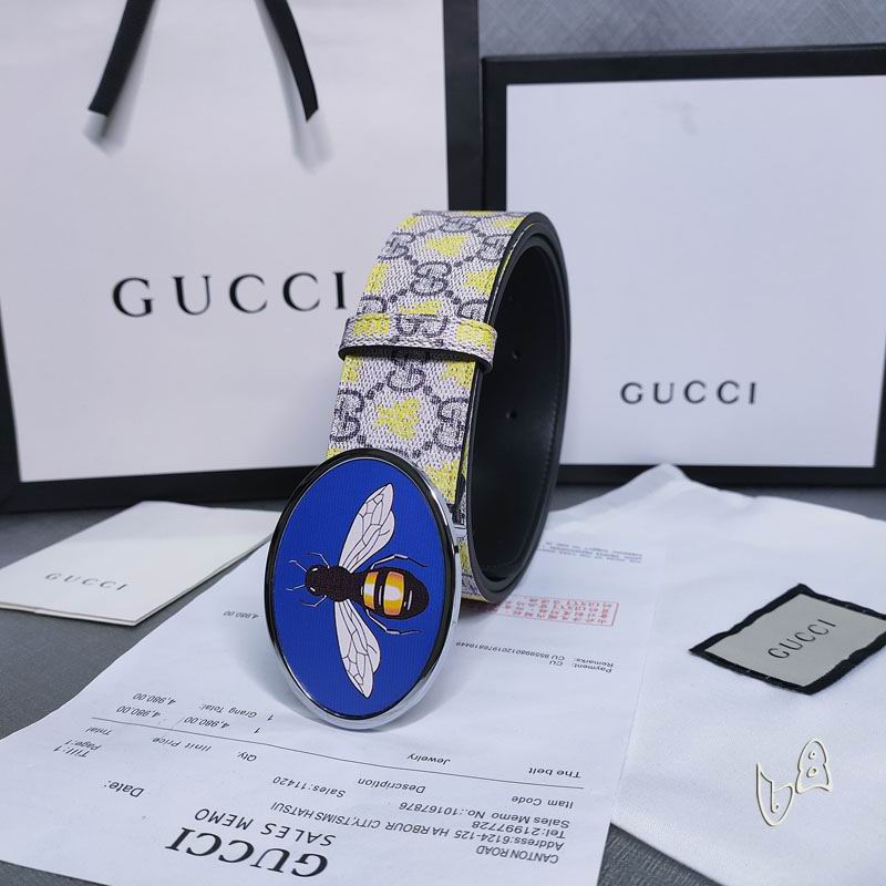 Gucci belt 38mmX80-125cm lb (8)