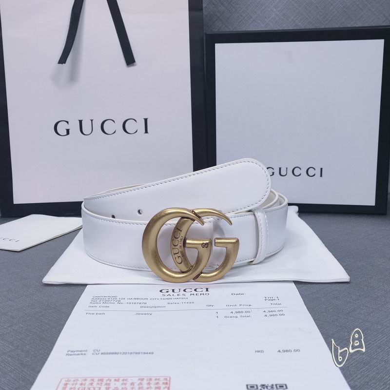 Gucci belt 38mmX80-125cm lb (9)