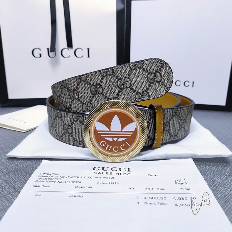 Gucci belt 38mmX80-125cm lb (9)