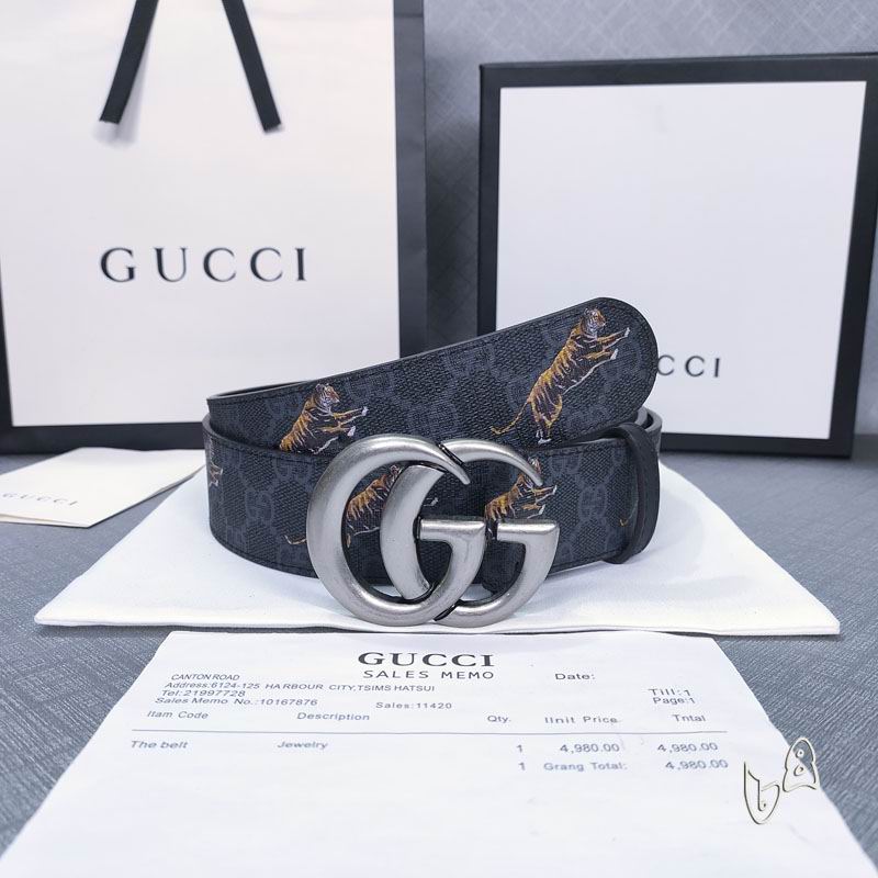 Gucci belt 38mmX80-125cm lb (9)