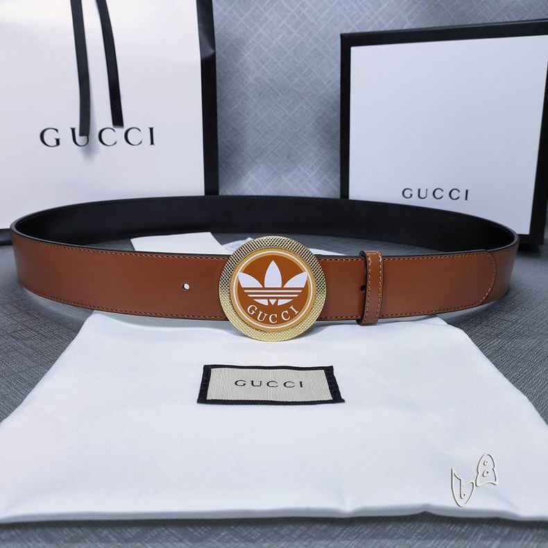 Gucci belt 38mmX80-125cm lb  (1)