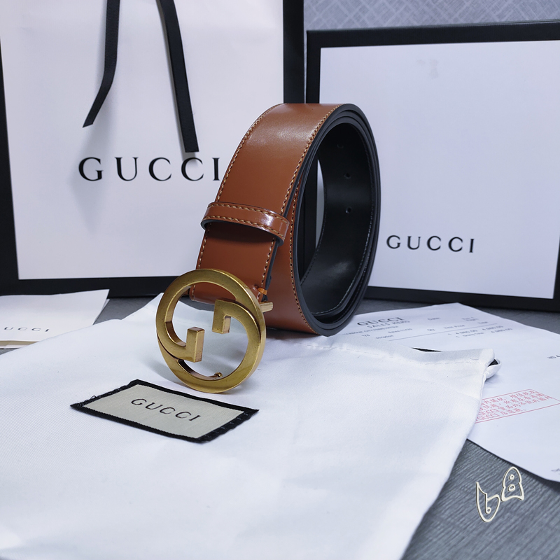 Gucci belt 38mmX80-125cm lb  (11)