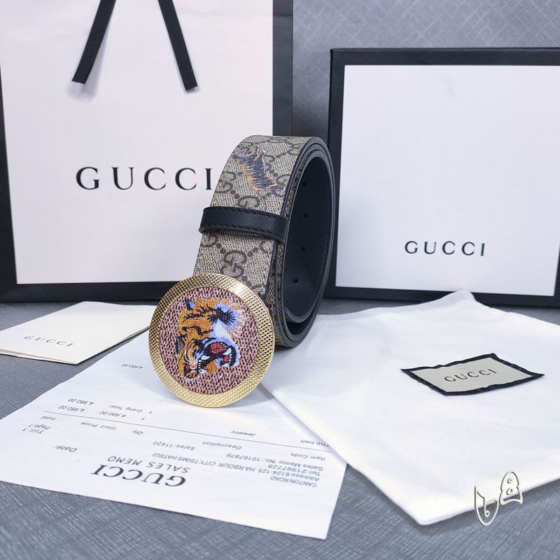 Gucci belt 38mmX80-125cm lb  (11)
