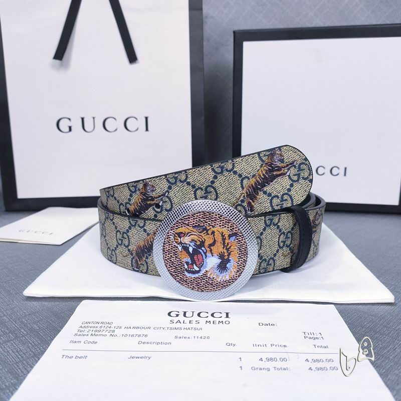 Gucci belt 38mmX80-125cm lb  (6)
