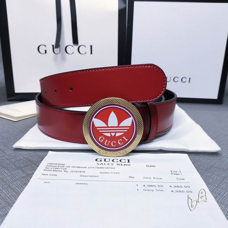 Gucci belt 38mmX80-125cm lb  (9)