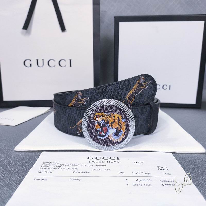 Gucci belt 38mmX80-125cm lb  (9)