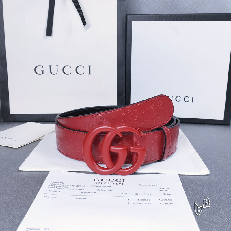 Gucci belt 38mmX90-125cm lb (12)