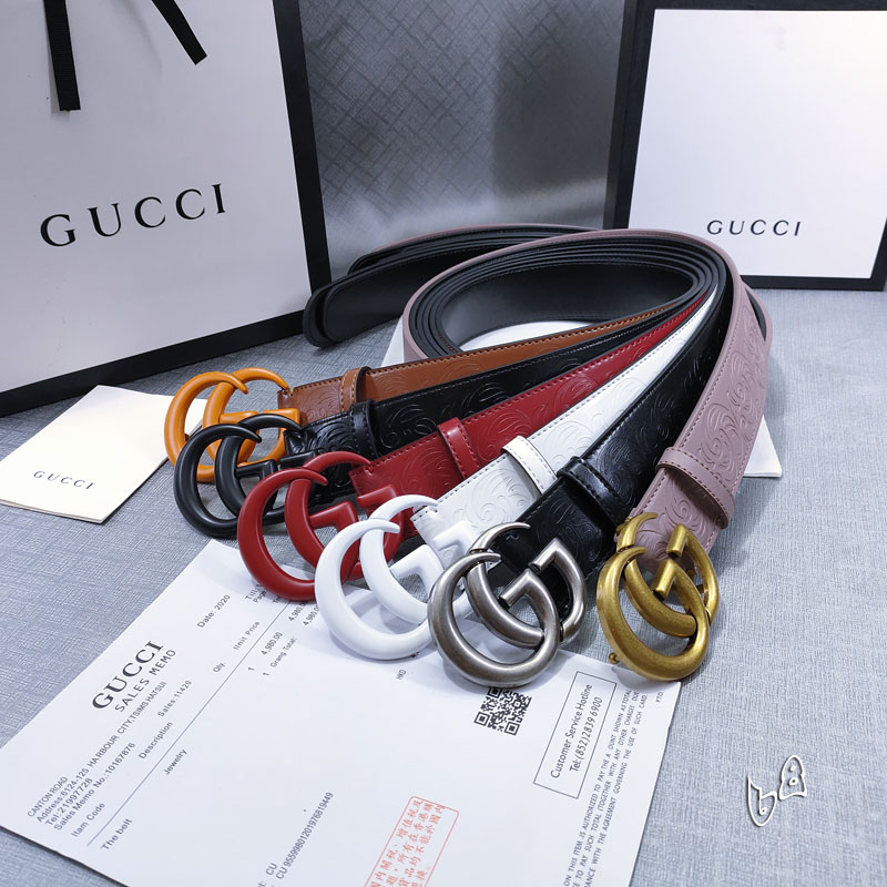 Gucci belt 38mmX90-125cm lb (20)