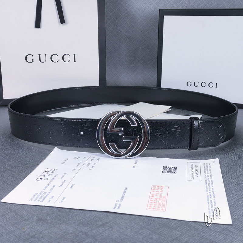 Gucci belt 38mmX90-125cm lb (21)