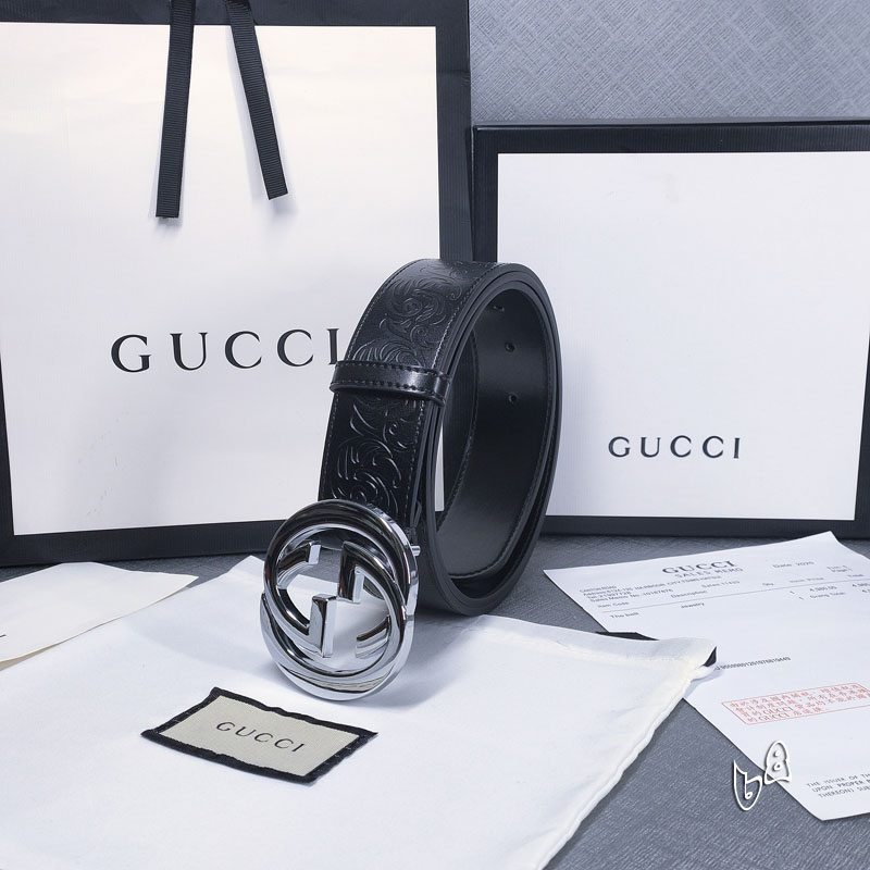 Gucci belt 38mmX90-125cm lb (22)