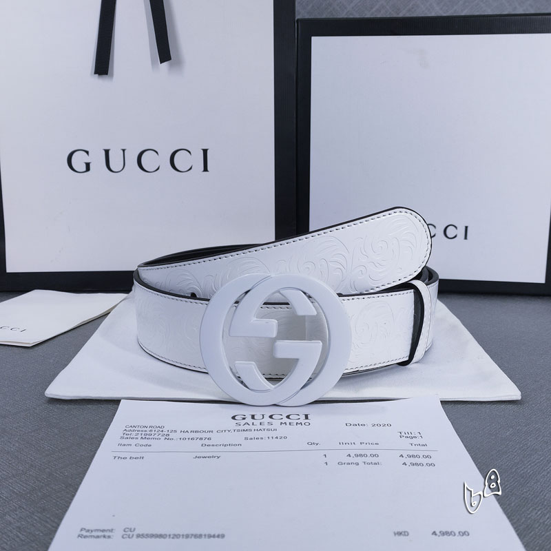 Gucci belt 38mmX90-125cm lb (26)