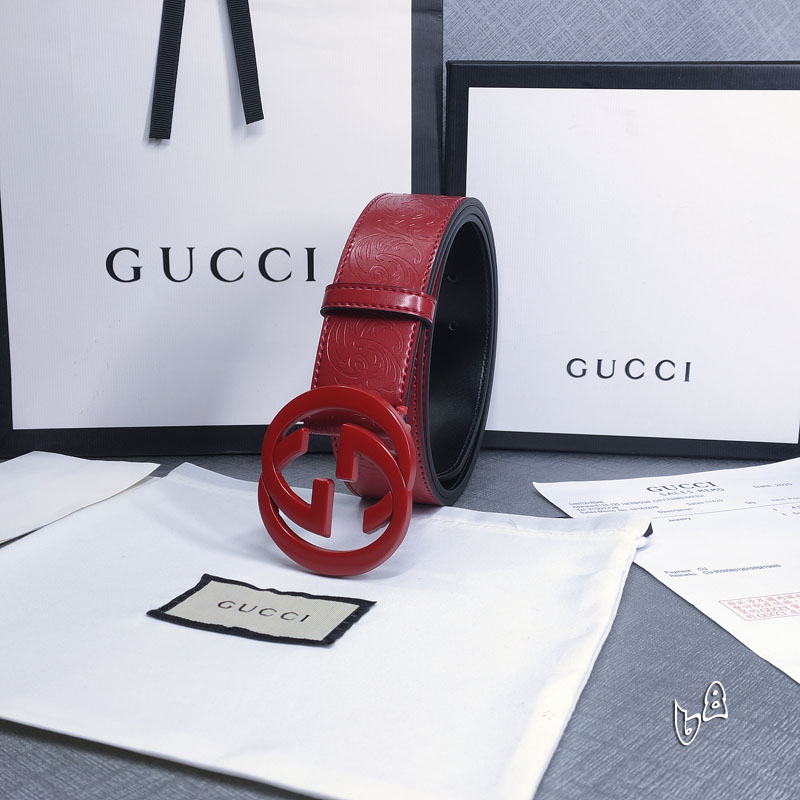 Gucci belt 38mmX90-125cm lb (28)